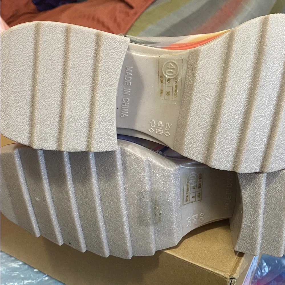 Cape Robbin Women's Colorful Faux Shearling Boots Waterproof NWOB - Size 9 (40) - Picture 8 of 11